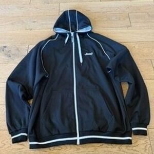 Clique Jeep Full Zip Hoodie XXXL Black Excellent American Flag Piping (1705)